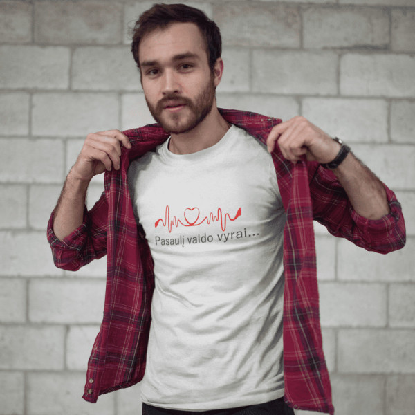 Marškinėliai "Pasaulį valdo vyrai"