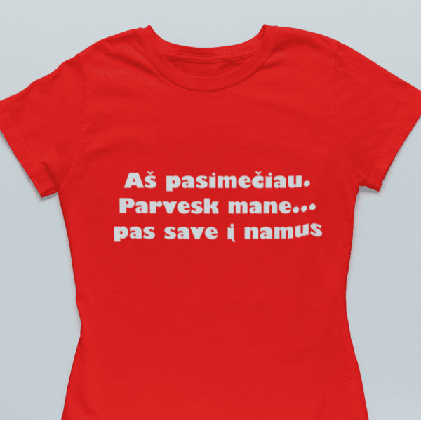 Moteriški marškinėliai "Aš pasimečiau"