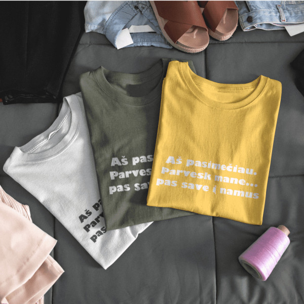 Moteriški marškinėliai "Aš pasimečiau"