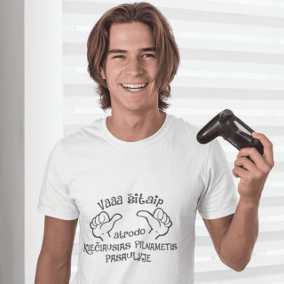 Marškinėliai "Va šitaip atrodo kiečiausias pilnametis"