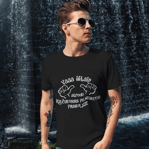 Marškinėliai "Va šitaip atrodo kiečiausias pilnametis"