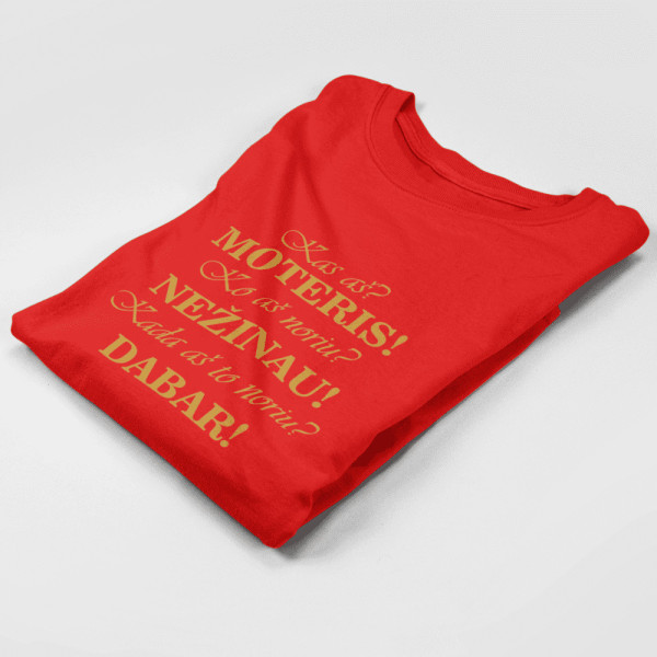 Moteriški marškinėliai "Kas moteris"