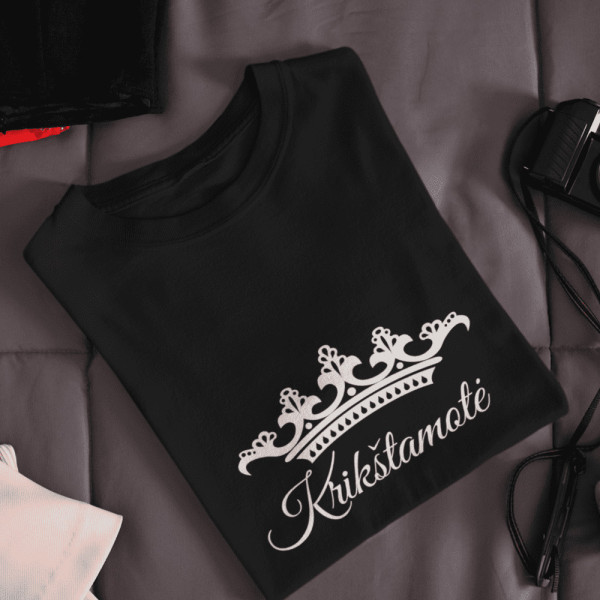 Moteriški marškinėliai "Krikštamotė"