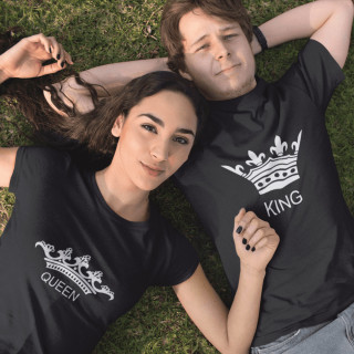 Marškinėlių komplektas "Queen & King"