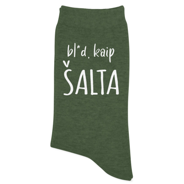 Moteriškos kojinės "Bl*d kaip salta"