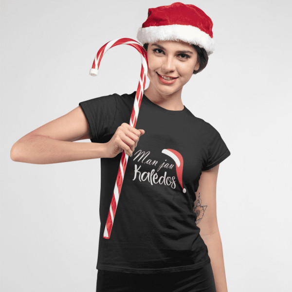 Moteriški marškinėliai "Man jau Kalėdos"