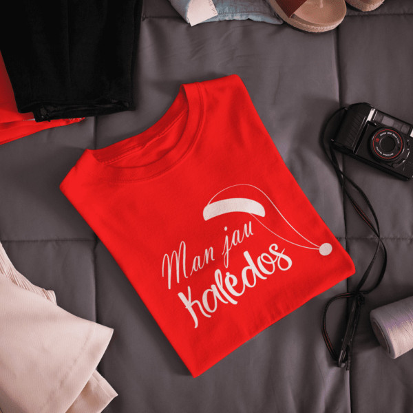 Moteriški marškinėliai "Man jau Kalėdos"