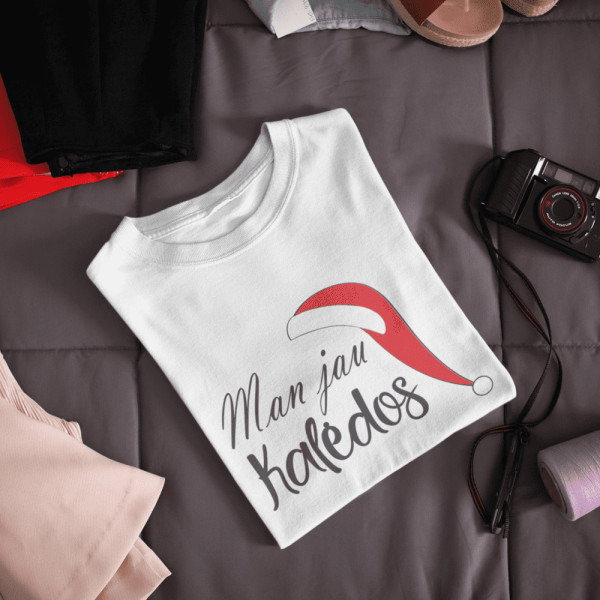 Moteriški marškinėliai "Man jau Kalėdos"