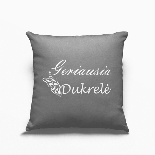 Dekoratyvinė pagalvėlė "Geriausia dukrelė"