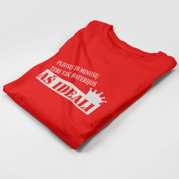 Moteriški marškinėliai "Aš ideali"