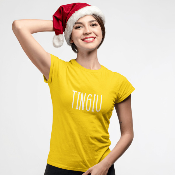 Moteriški marškinėliai "TINGIU"