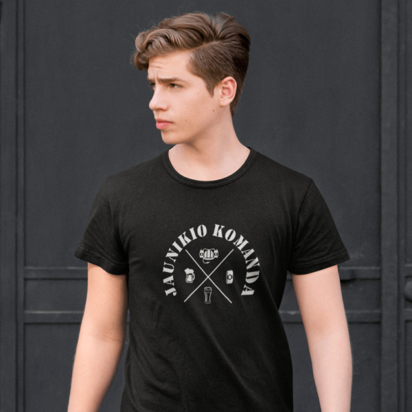 Marškinėliai "Jaunikio komanda"