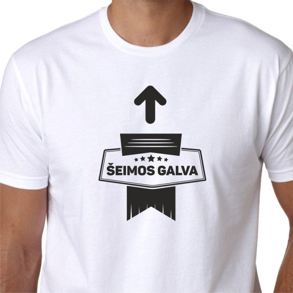 Marškinėliai "Šeimos galva"