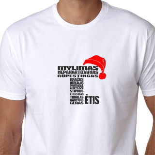 Marškinėliai "Su Kalėdomis Tėčiui"