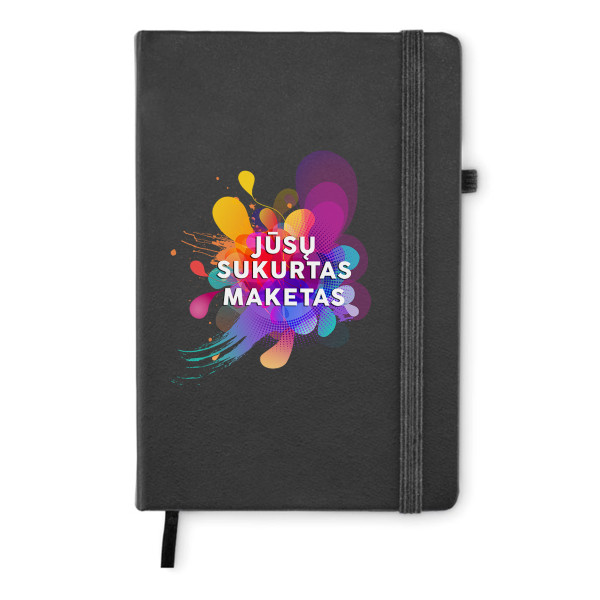 A5 formato užrašų knygelė "ARCO" su jūsų dizainu