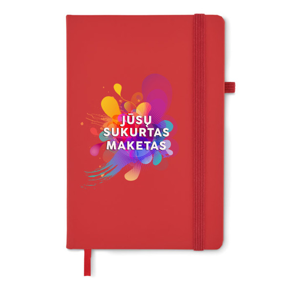 A5 formato užrašų knygelė "ARCO" su jūsų dizainu