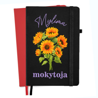 A5 formato užrašų knygelė "Mylima mokytoja"