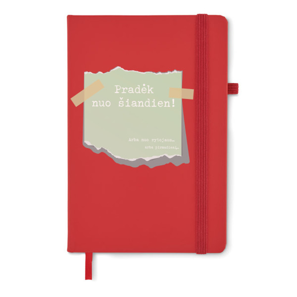 A5 formato užrašų knygelė "Pradėk nuo šiandien"