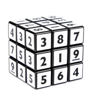 Baltas Sudoku rubiko kubikas