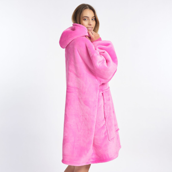BARAMOOR džemperis - pledas "Hot pink"