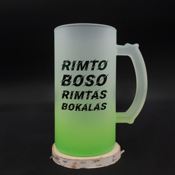 Bokalas "Rimto boso rimtas bokalas"