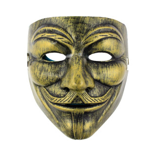 Bronzinės spalvos kaukė "Vendetta"