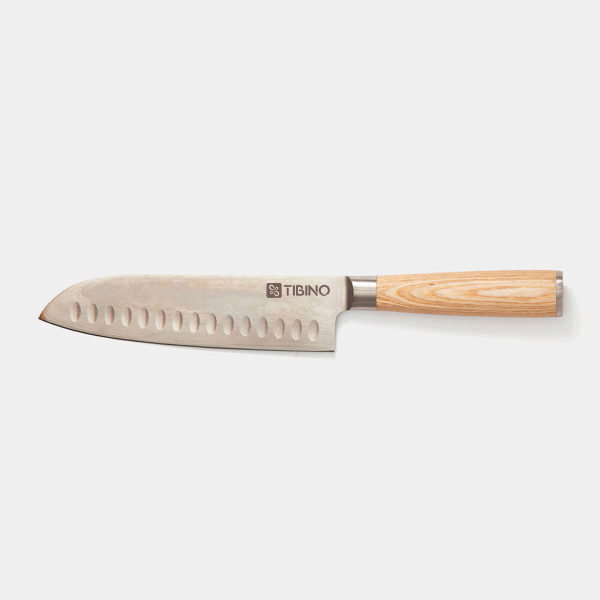 Damasko plieno Santoku peilis "VINGA Hattasan"