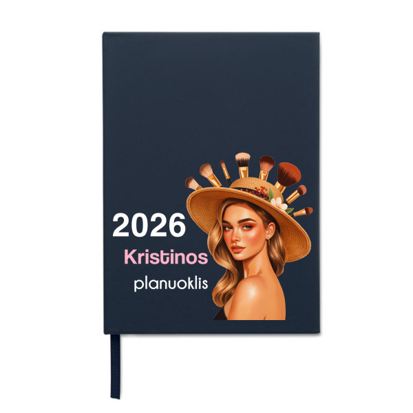Darbo kalendorius "Jos planuoklis" su Jūsų pasirinktu vardu