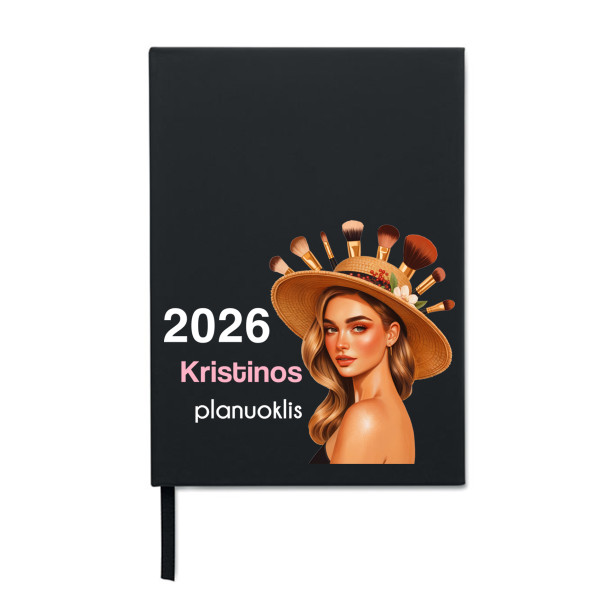 Darbo kalendorius "Jos planuoklis" su Jūsų pasirinktu vardu