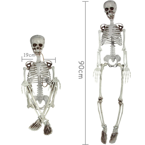 Dekoracija "Skeletas" (90cm)