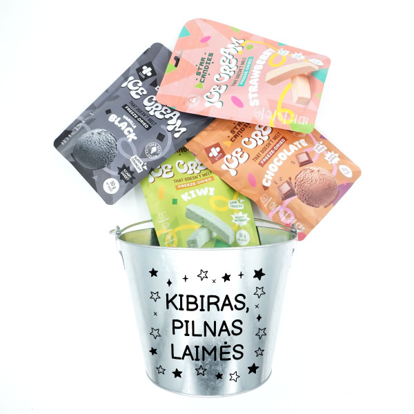 Dovanų rinkinys "Kibiras, pilnas laimės"