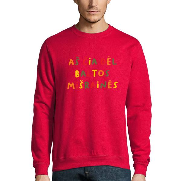 Džemperis "Aš čia dėl baltos mišrainės" (be kapišono)