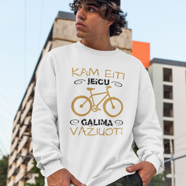 Džemperis "Kam eiti, jei galima važiuoti" (be kapišono)