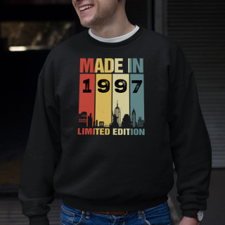 Džemperis "Limited edition" su Jūsų pasirinktais gimimo metais (be kapišono)