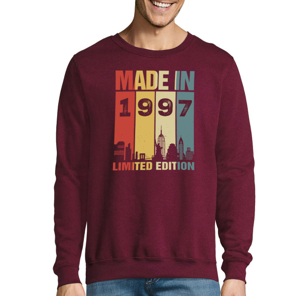 Džemperis "Limited edition" su Jūsų pasirinktais gimimo metais (be kapišono)