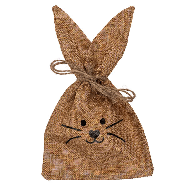 Džiuto maišelis "Easter Bunny" (15 x 26cm)