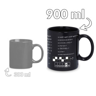 Gigantiškas genijaus puodelis (900ml)