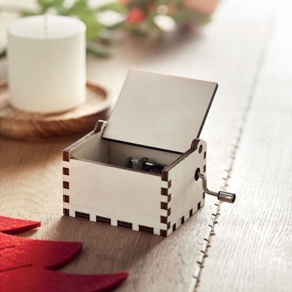 Graviruota muzikinė dėžutė „Jaukių Šv. Kalėdų“
