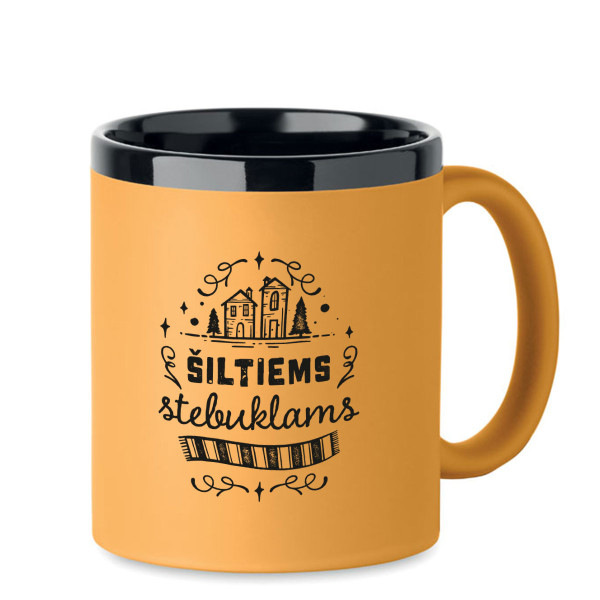 Graviruotas puodelis "Šiltiems stebuklams"