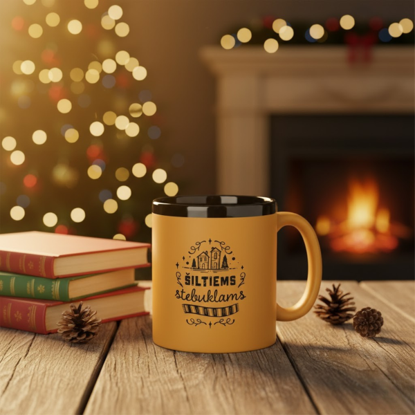 Graviruotas puodelis "Šiltiems stebuklams"