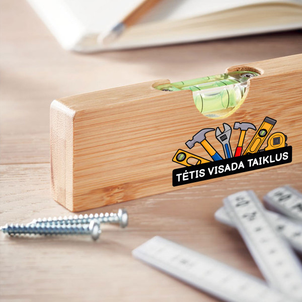 Gulsčiukas - atidarytuvas "Tėtis visada taiklus" Gulsčiukas - atidarytuvas "Tėtis visada taiklus"