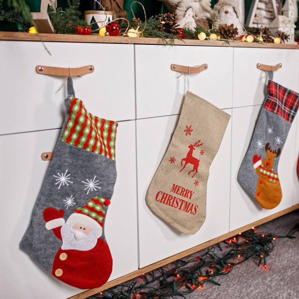 Kalėdinė kojinė "Kalėdų senelis" (51cm)