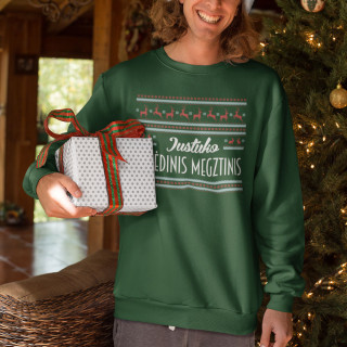 Kalėdinis džemperis su Jūsų pasirinktu vardu (be kapišono)