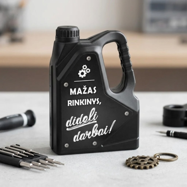 Kanistro formos įrankių rinkinys "Mažas rinkinys, dideli darbai"