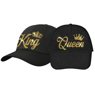 Kepuraičių komplektas "King & Queen"