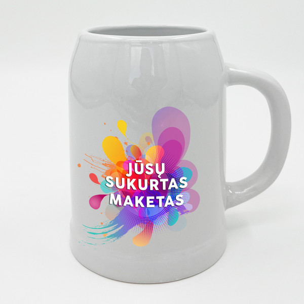 Keramikinis bokalas su Jūsų sukurtu dizainu