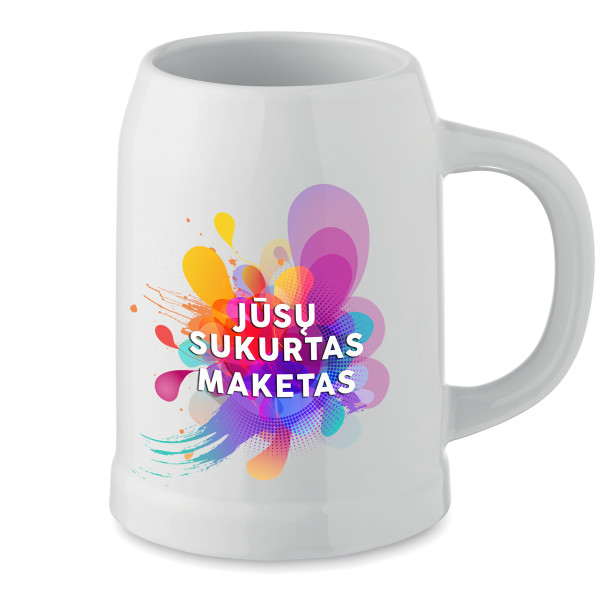 Keramikinis bokalas su Jūsų sukurtu dizainu