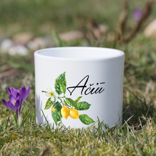 Keramikinis vazonas "Ačiū"