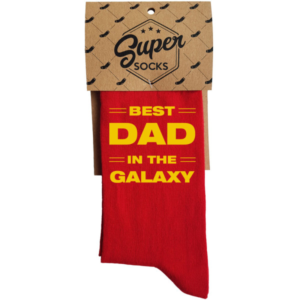 Kojinės "Best dad in the galaxy"