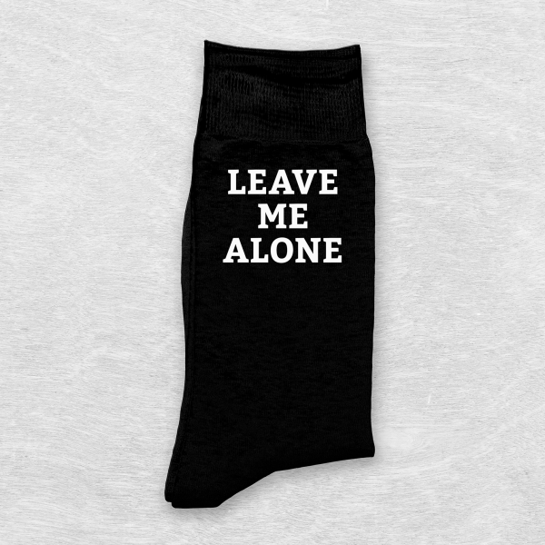 Kojinės "Leave me alone"